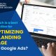Which is a best practice for optimizing a landing page for Google ads